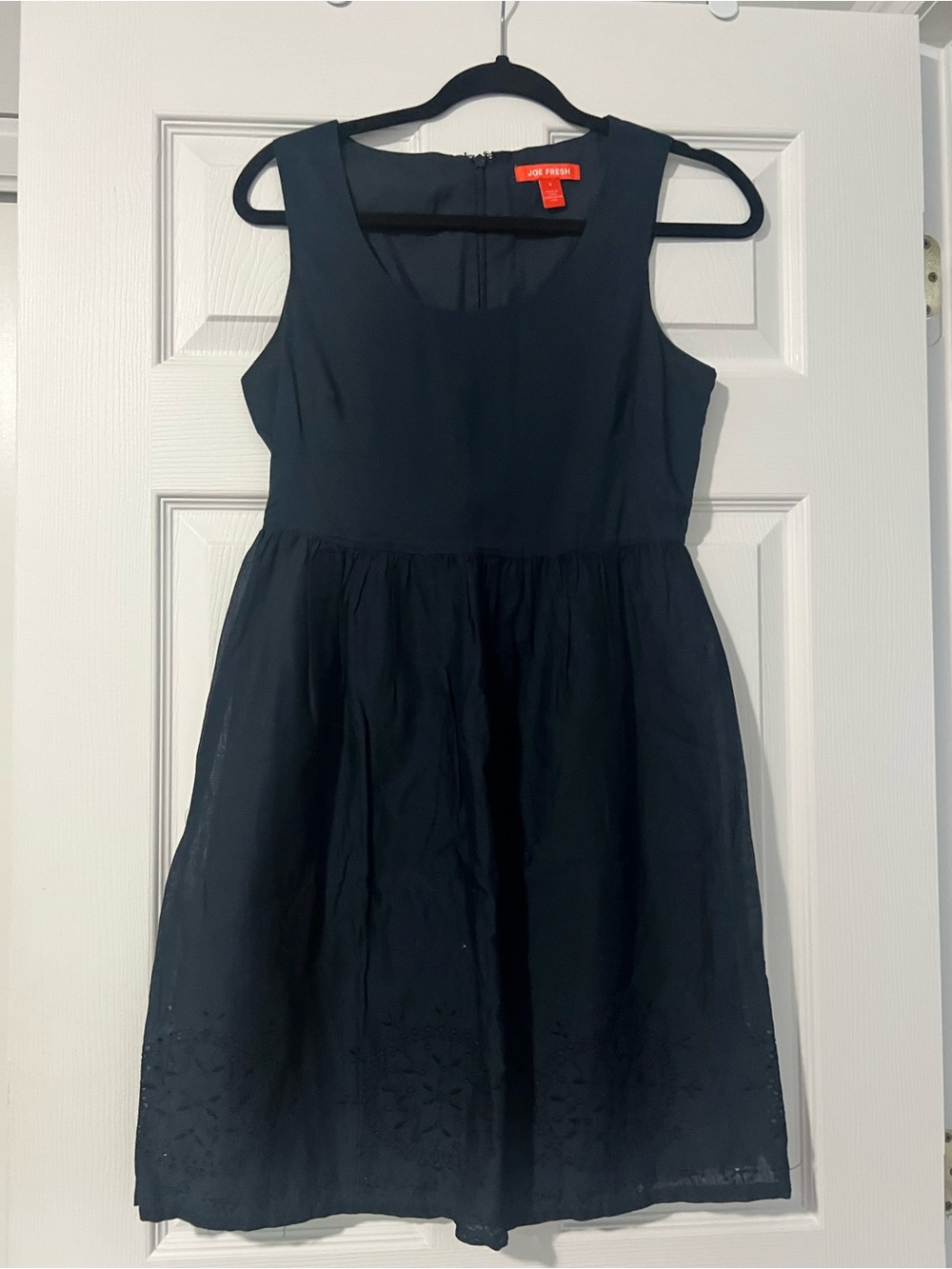 Joe Fresh Navy Sleeveless 100% cotton Dress